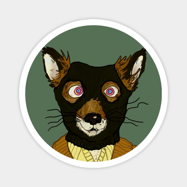 fantastic mr fox Magnet by Frog Teeth